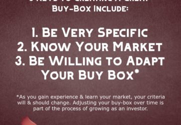 3 Keys to a Great Buy-Box